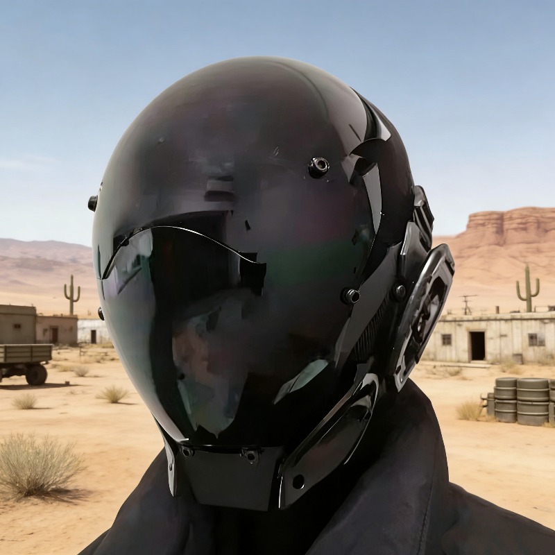 Mecha style cyberpunk helmet m - Helmet Full Face ulasan dan harga
