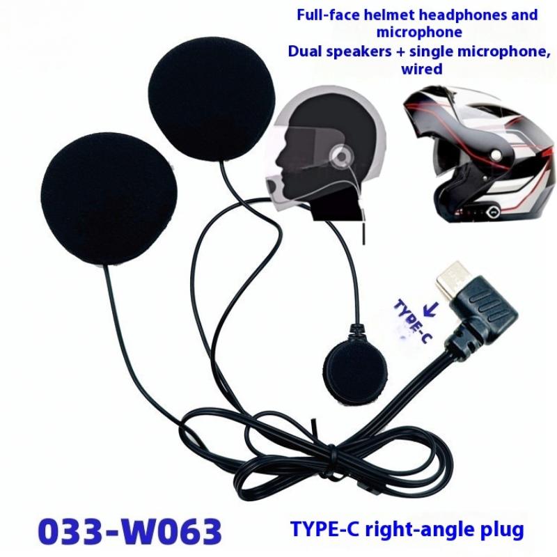 1Pc Type-C Plug HD Noise Reduc - Helmet Full Face ulasan dan harga