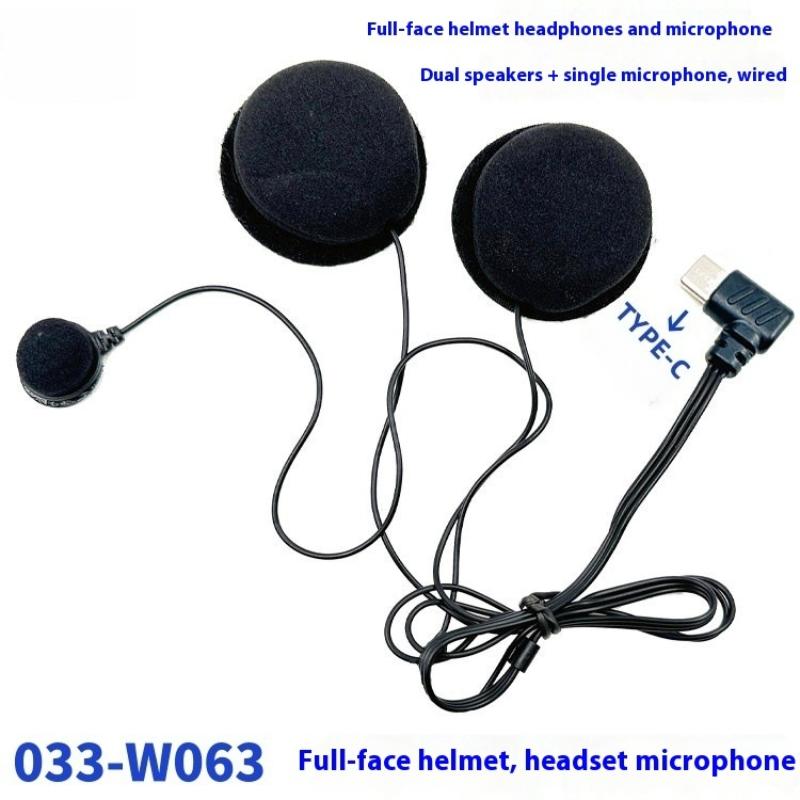 1Pc Type-C Plug HD Noise Reduc - Helmet Full Face ulasan dan harga