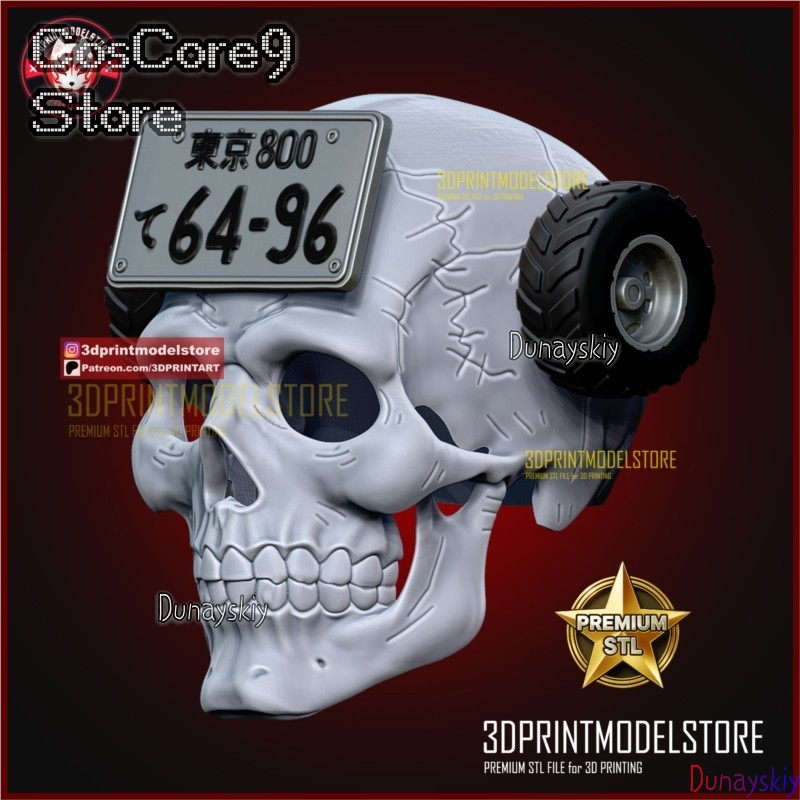 Dorohedoro Ebisu Skull Mask Co - Helmet Full Face ulasan dan harga