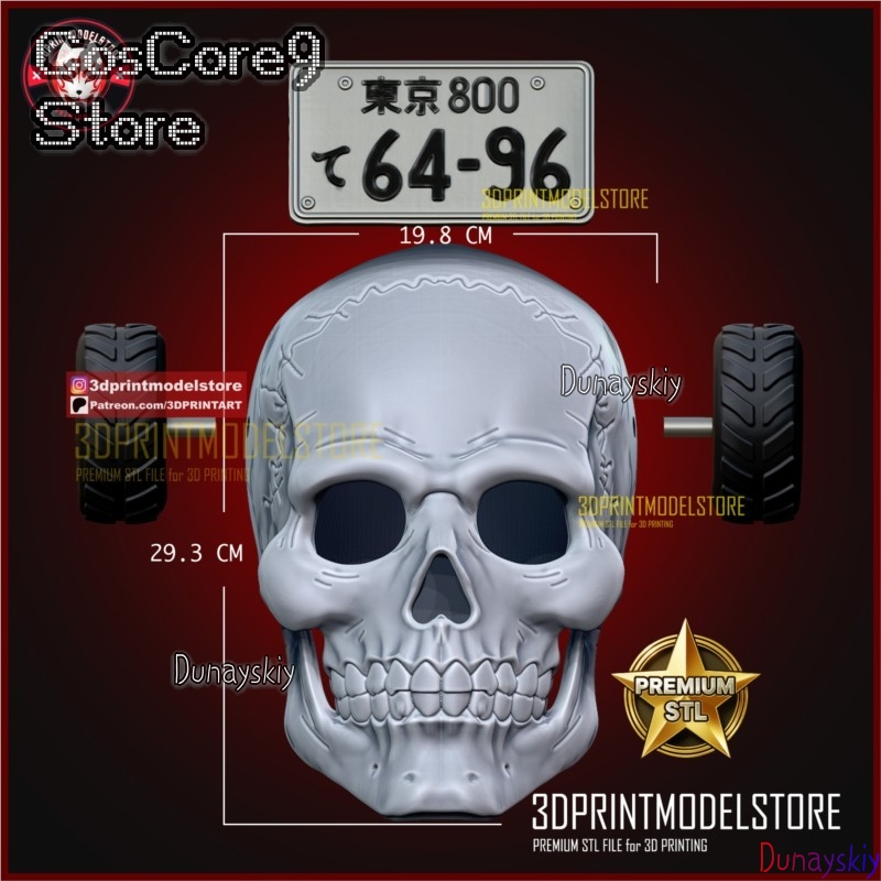 Dorohedoro Ebisu Skull Mask Co - Helmet Full Face ulasan dan harga