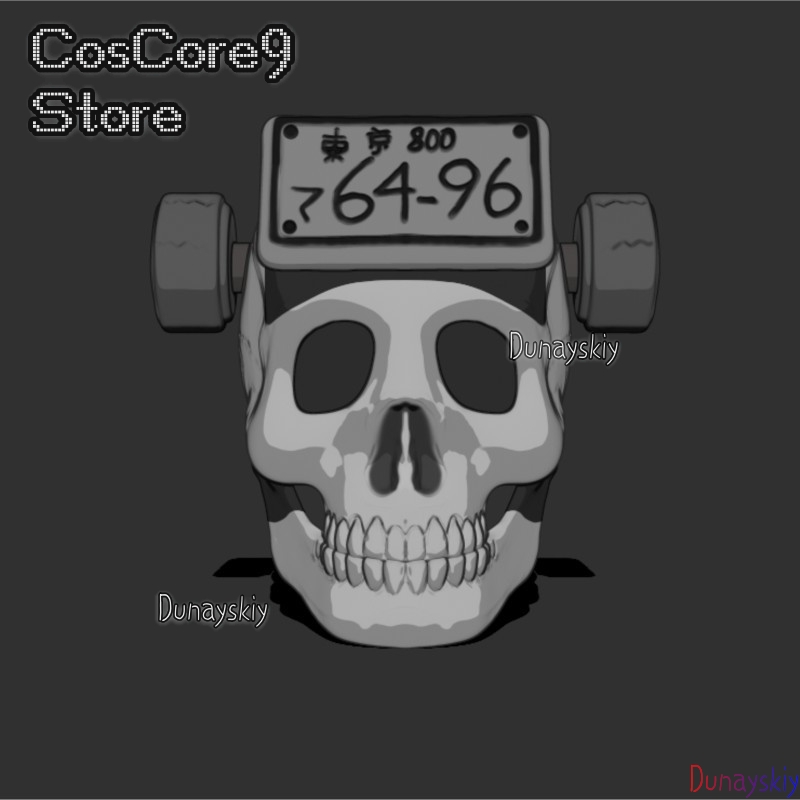 Dorohedoro Ebisu Skull Mask Co - Helmet Full Face ulasan dan harga