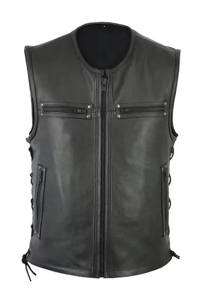 New Solid Color Stand Collar L - Motorcycle Gear Vest ulasan dan harga