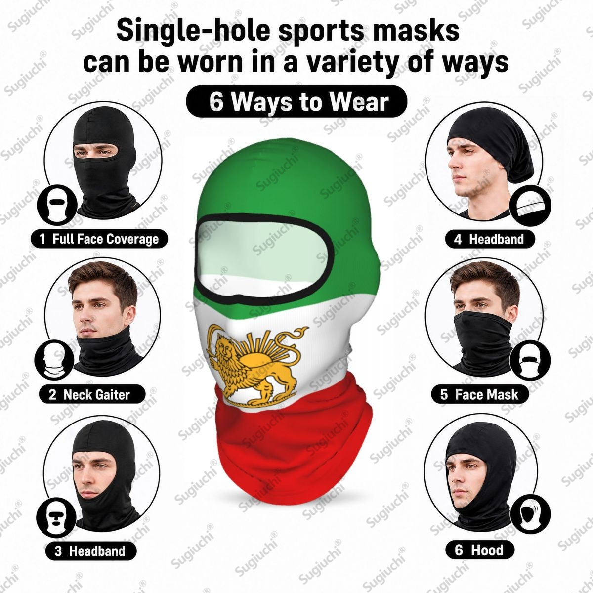 Iran Persia Lion Cycling Balac - Helmet Full Face ulasan dan harga