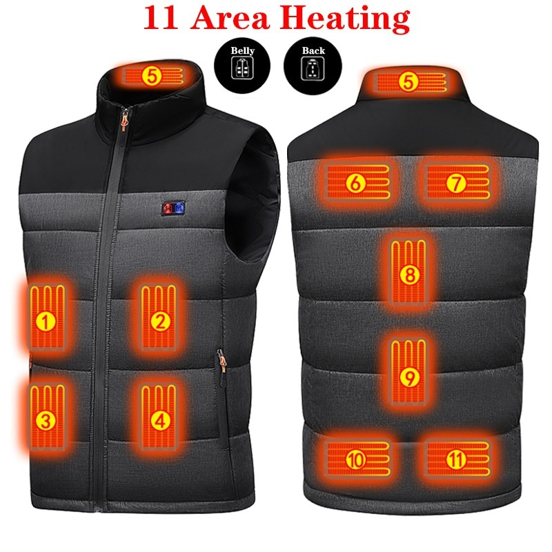 Heated Vest Unisex Charging He - Motorcycle Gear Vest ulasan dan harga